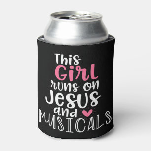 Musical Theater Gifts Teen Girl runs on Jesus Musi Can Cooler