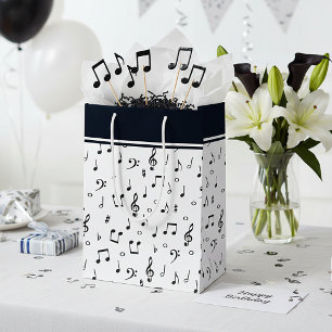 musical theme small gift bag
