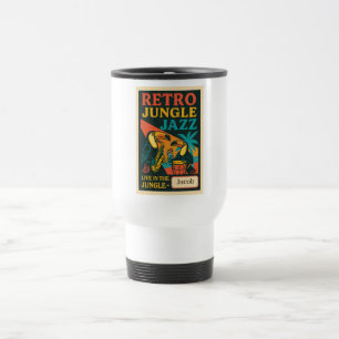 Musical Toucans with Custom Name Option Travel Mug