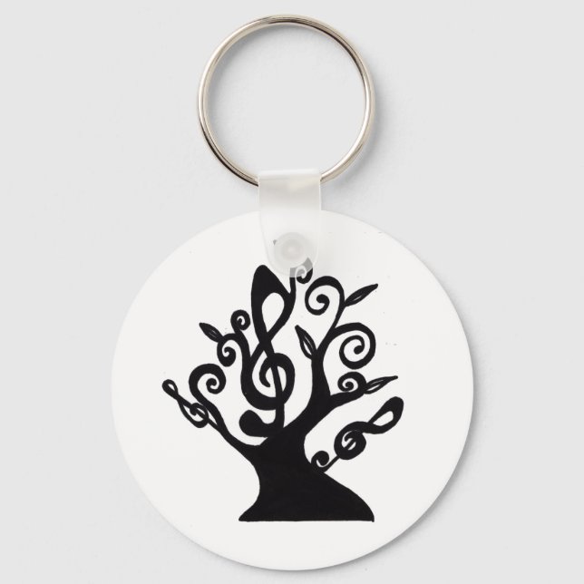 Musical Tree Key Chain (Front)