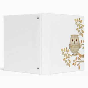 Musical Tree Owl Binder