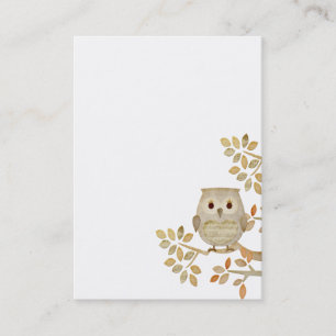 Musical Tree Owl Business Card