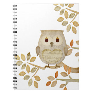 Musical Tree Owl Notebook