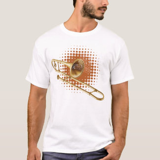 Musical Trombone Trombonist Marching Band Player T-Shirt