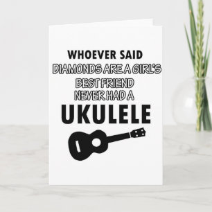 Musical Ukulele Card