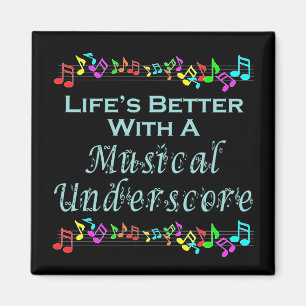 Musical Underscore Magnet