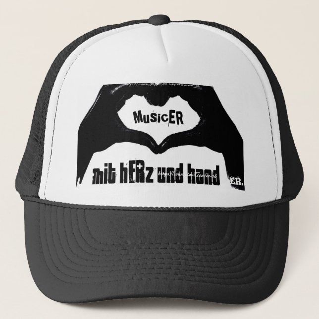 musicER mit hERz und hand Trucker Hat (Front)