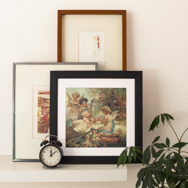 Musician Angels by Hans Zatzka, Victorian Fine Art Poster (Creator Uploaded)