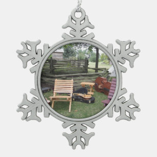 Musician Band Camp Pewter Ornament