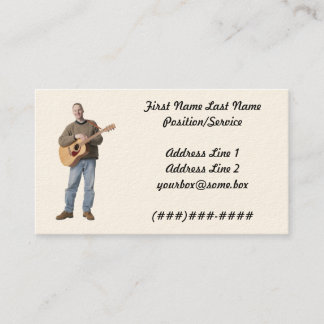 Musician Business Card