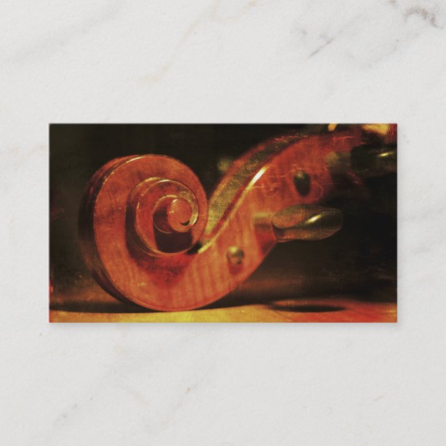 Musician (Cellist) Business Cards (Front)