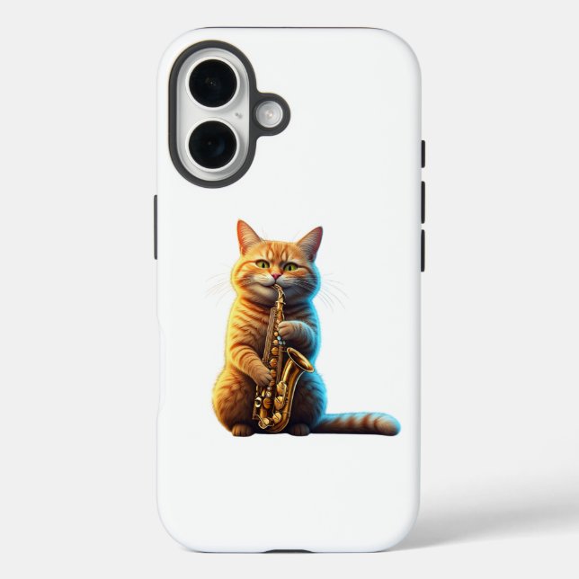 musician cute cat Case-Mate iPhone case (Back)