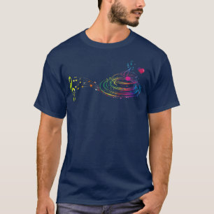 Musician Gift Musical Instrument Music Notes Trebl T-Shirt