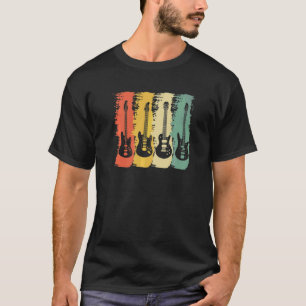 Musician Guitar Guitar Player Guitarist Retro Gui T-Shirt