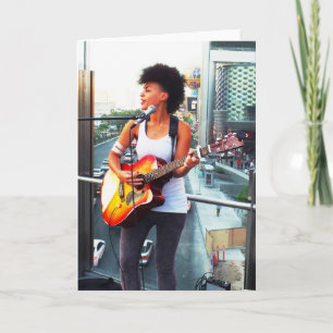 Musician in Las Vegas Holiday Card