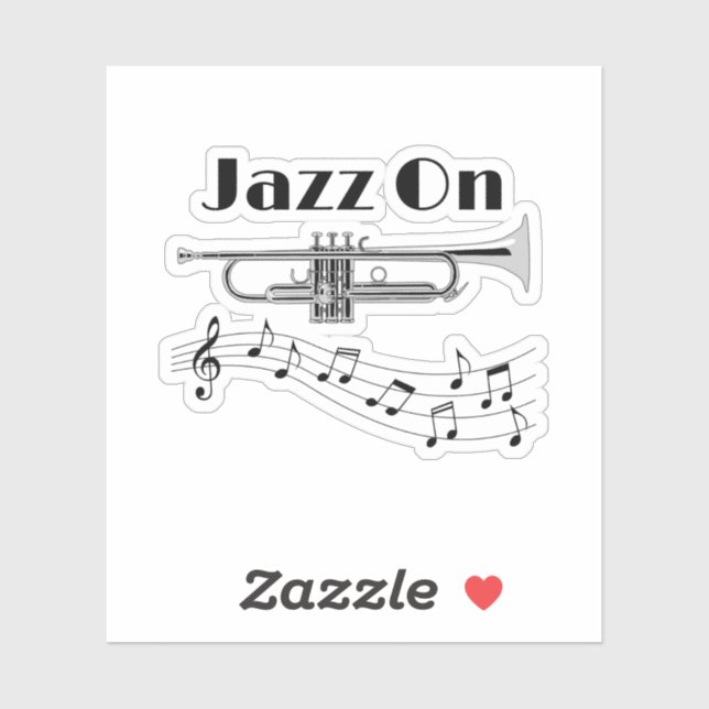 Musician Jazz On Trumpet Player (Sheet)