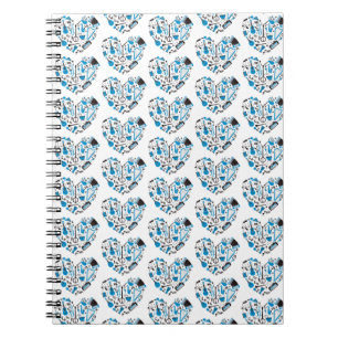Musician Musical Instrument Heart Tool Notebook