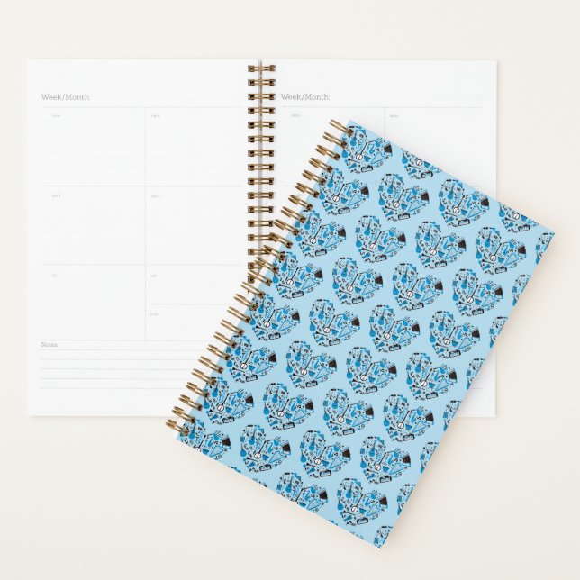 Musician Musical Instrument Heart Tool Planner (Display)