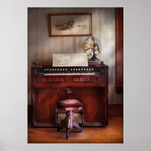 Musician - Organist - My Grandmothers organ Poster
