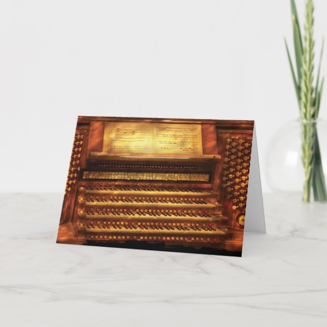 Musician - Organist - The Pipe Organ Card (Front)