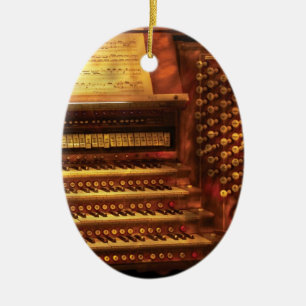 Musician - Organist - The Pipe Organ - large Ceramic Ornament