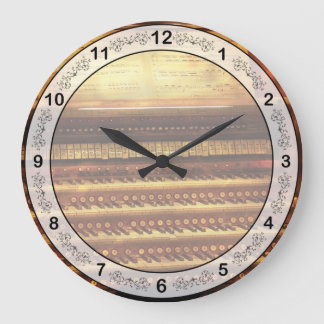 Musician - Organist - The Pipe Organ - large Clock