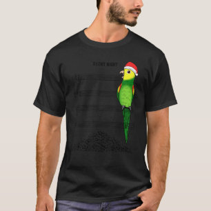 Musician Parrot I Silent Night I Double Yellow hea T-Shirt
