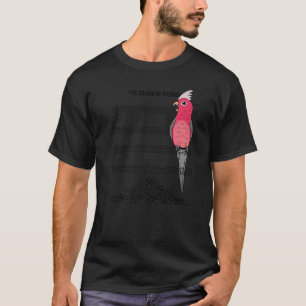 Musician Parrot I Sound Of Silence I Galah Cockato T-Shirt