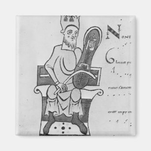Musician playing a crouth magnet