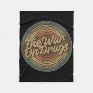 Musician Retro War On Drugs Vintage Vinyl 2010s Ro Fleece Blanket