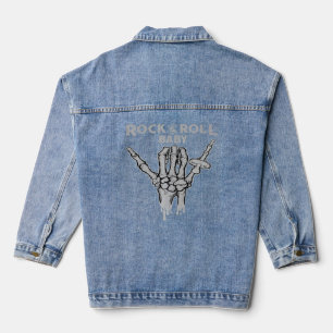 Musician Rock'n Roll Guitar Hardrock  1  Denim Jacket