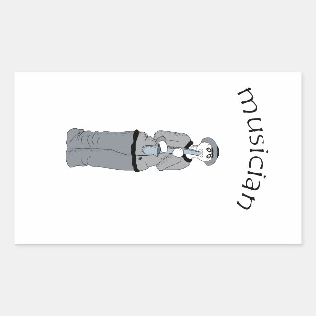musician sticker (Front)
