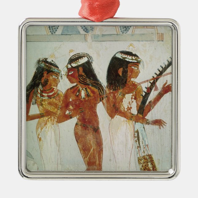 Musicians and a Dancer Metal Ornament (Front)