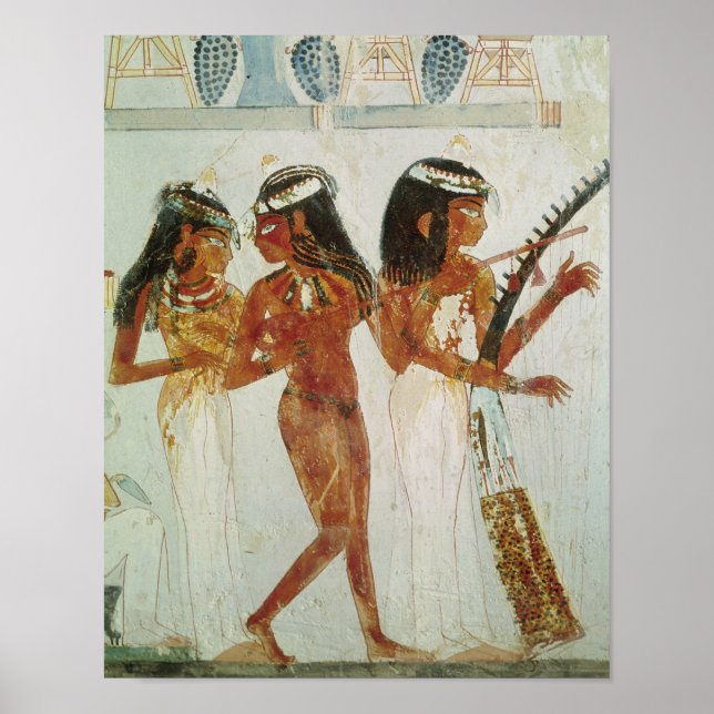 Musicians and a Dancer Poster (Front)