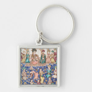 Musicians and dancers keychain