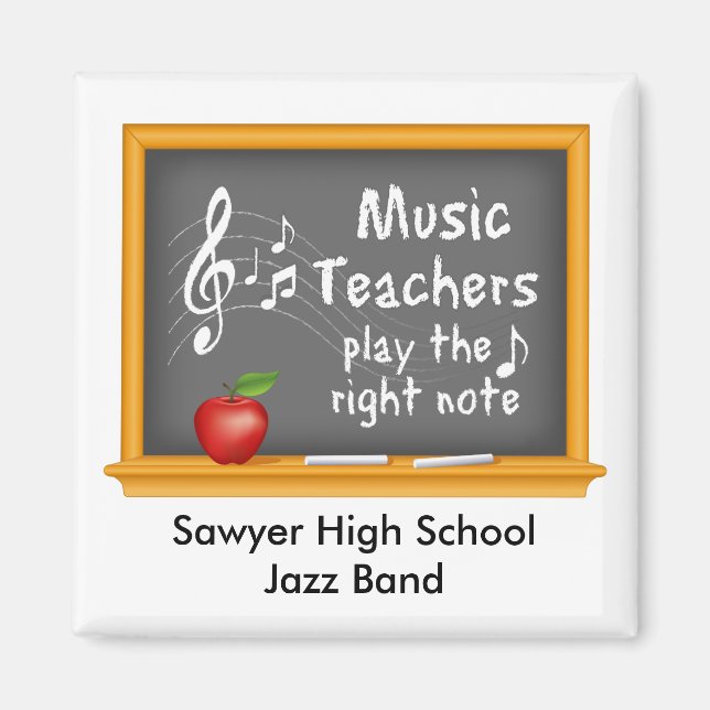 Musicians are Magnetic Magnet (Front)