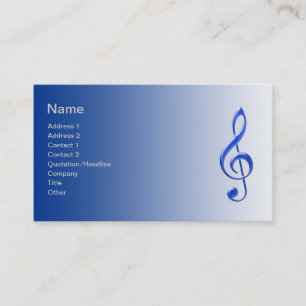Musician's Business Card