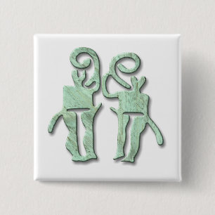 Musicians-copper 2 Inch Square Button