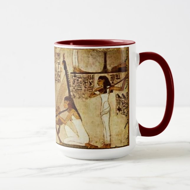 Musicians of Akhnaton Egyptian History Mug (Right)