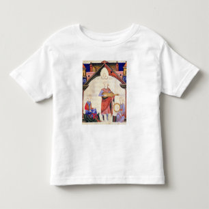 Musicians playing the guitar and tambourine toddler t-shirt
