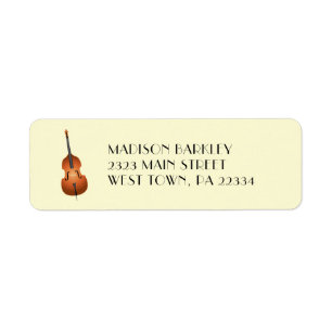 Musicien de basse debout Musique enseignant Jazz B