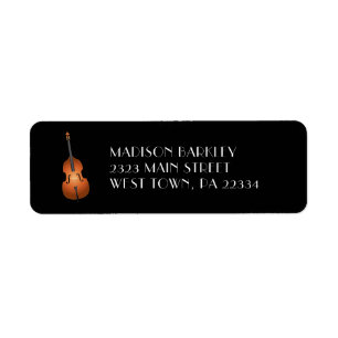 Musicien de basse debout Musique enseignant Jazz B