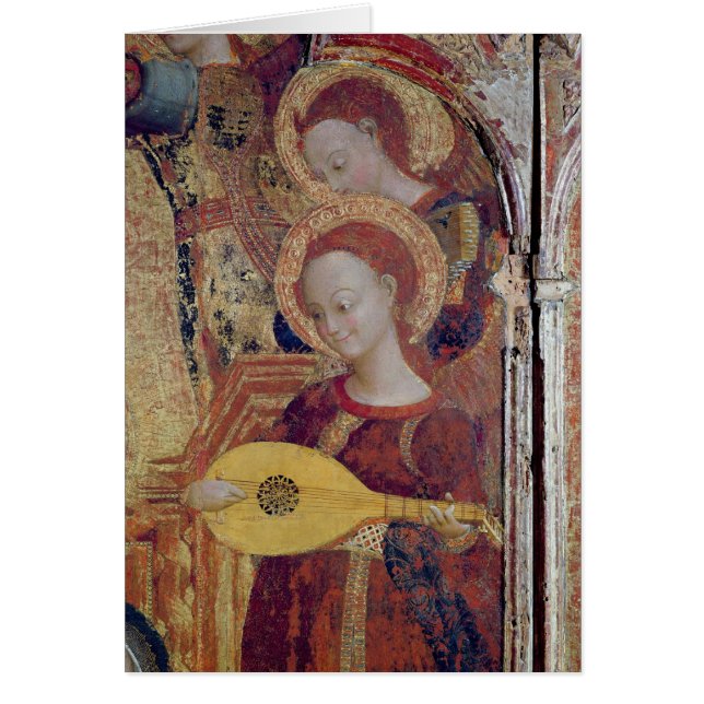 Musiciens d'ange de la peinture de la Vierge et de (Devant)