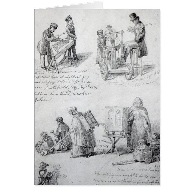 Musiciens dans les rues de Londres, 1841-43 (Devant)