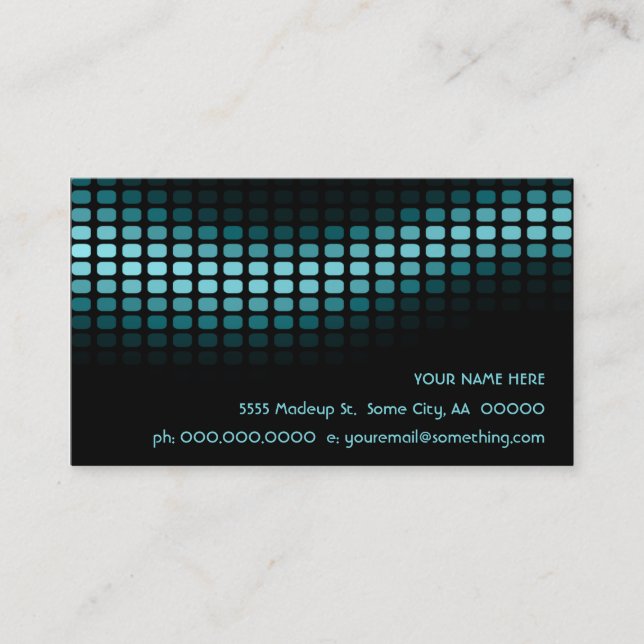 musicmeterz business card (Front)