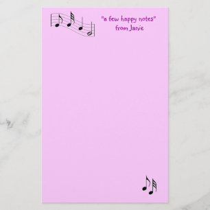 MusicNote Stationery-customize Stationery