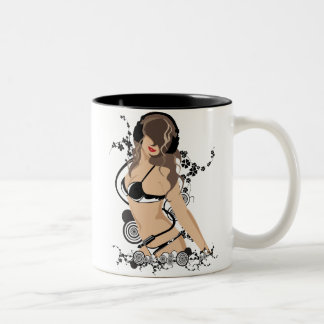 music's beauty Two-Tone coffee mug