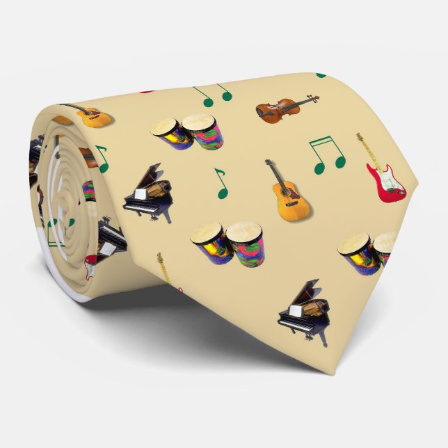 MusicTan Tie (Rolled)