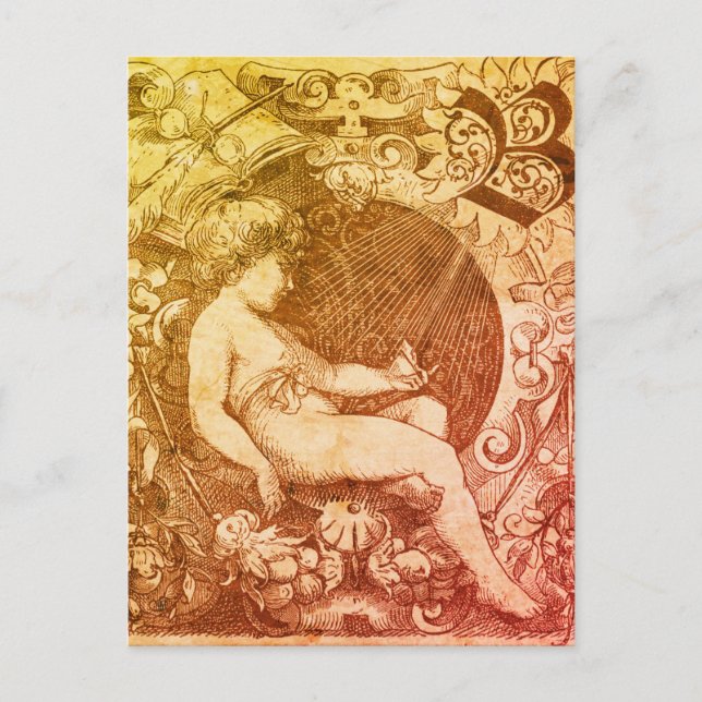 Musing Angel Postcard (Front)