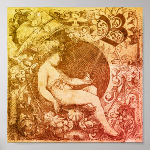 Musing Angel Poster